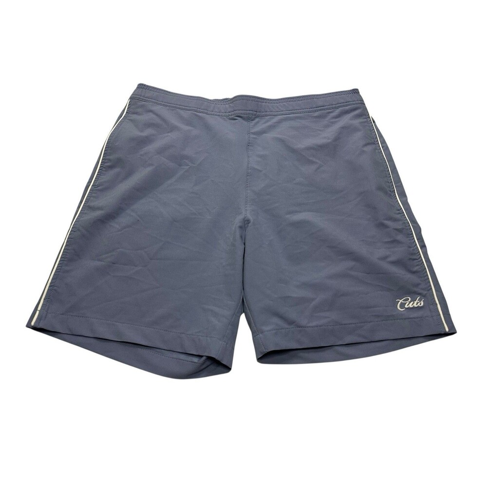 Men's Cuts Almafi Trunks 7" Linerless Size Large Blue MX10420N